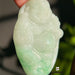 Natural grade A jadeite, Buddha pendant. - ZROLMA