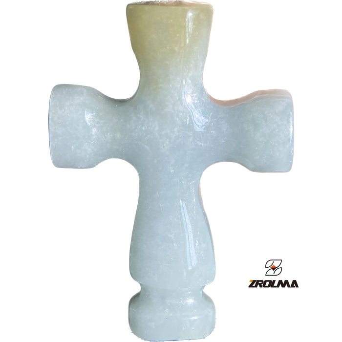 Natural grade A jadeite cross pendant pendant- SH2023-6956 - ZROLMA