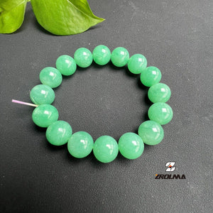 满绿珠子手串