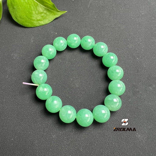 满绿珠子手串