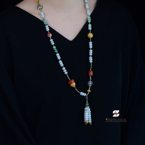 2024 New Handmade Jade Necklace 39 - ZROLMA