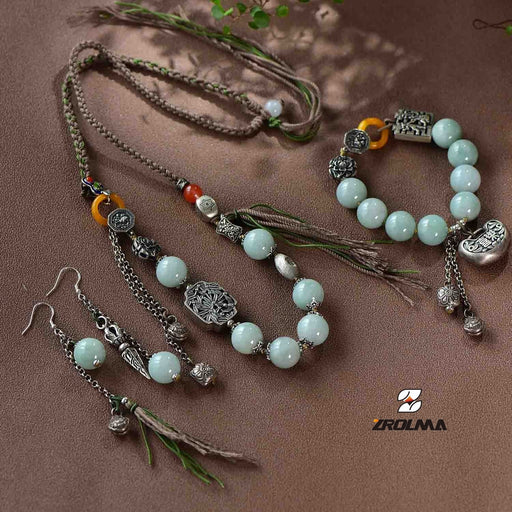 Himalayan Jade Jewelry Set-609992 - ZROLMA