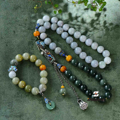 Grade A Himalayan Jade Jewelry Set - ZROLMA