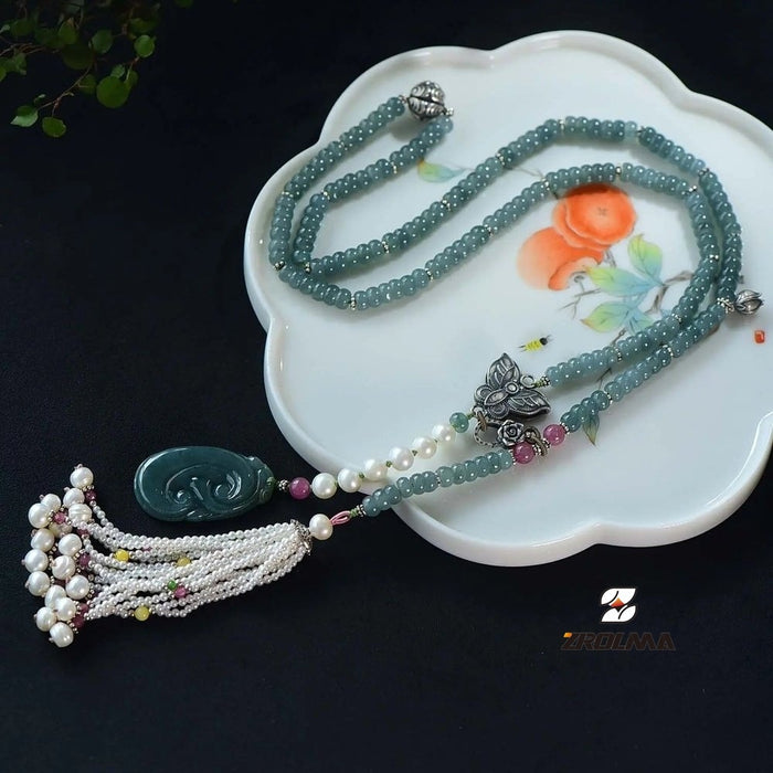 2024 New Handmade Jade Necklace 52 - ZROLMA